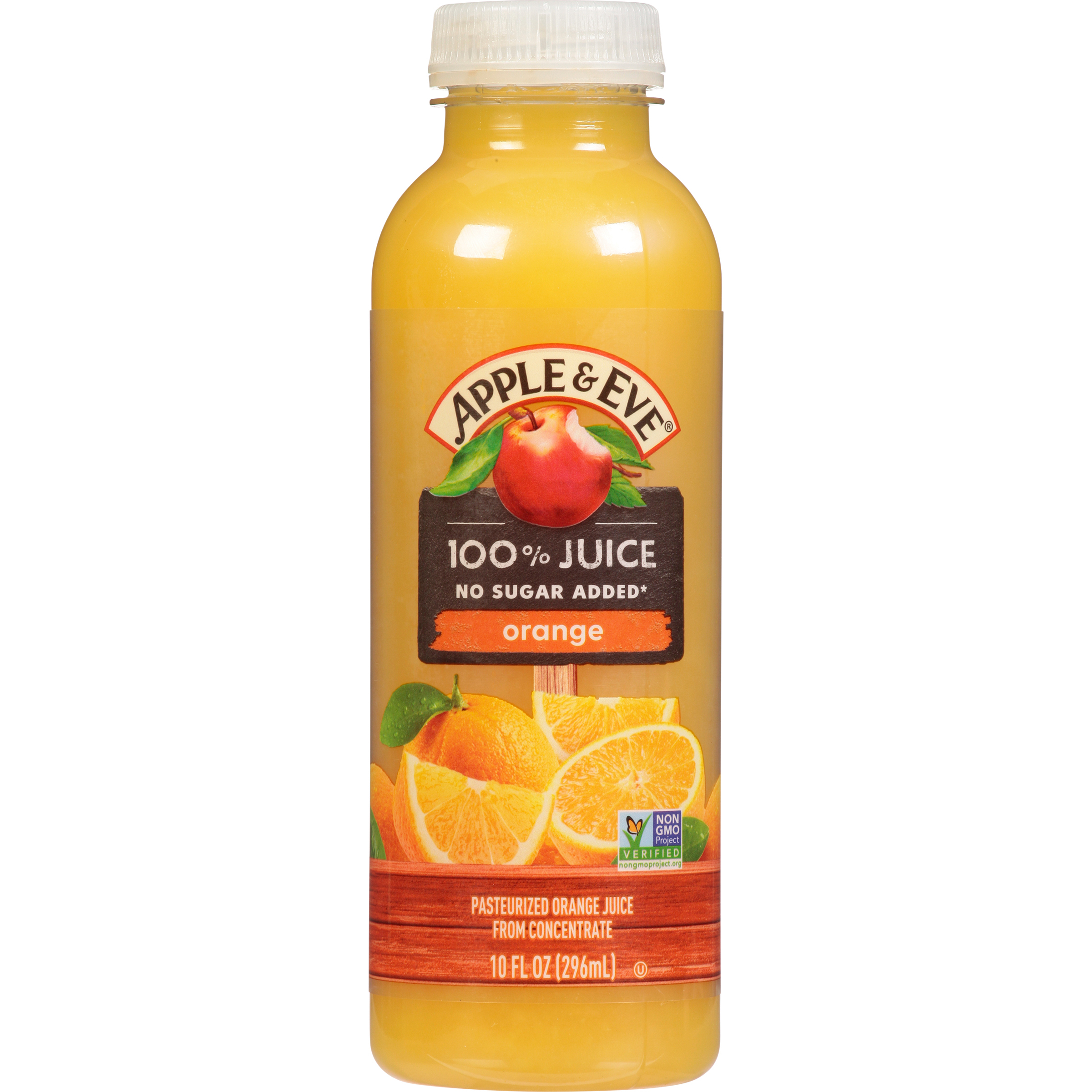 Orange Plastic PET 10 oz